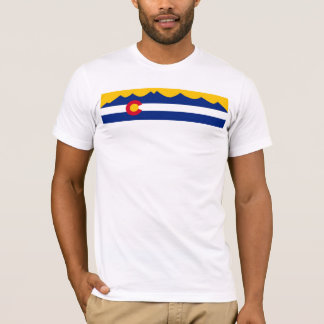 Colorado Flag Mountain Range Shirt