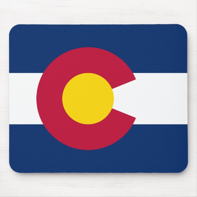 Colorado Flag Mouse Pad (Front)