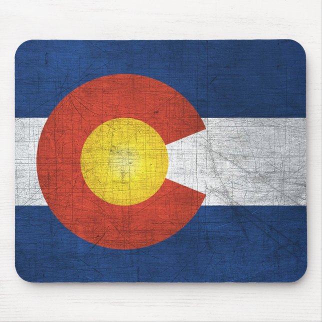 Colorado Flag Mouse Pad (Front)