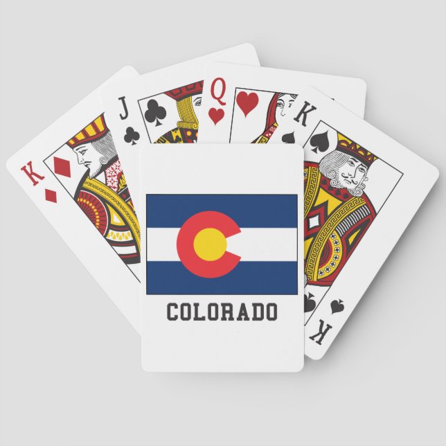 Colorado Flag Playing Cards (Back)