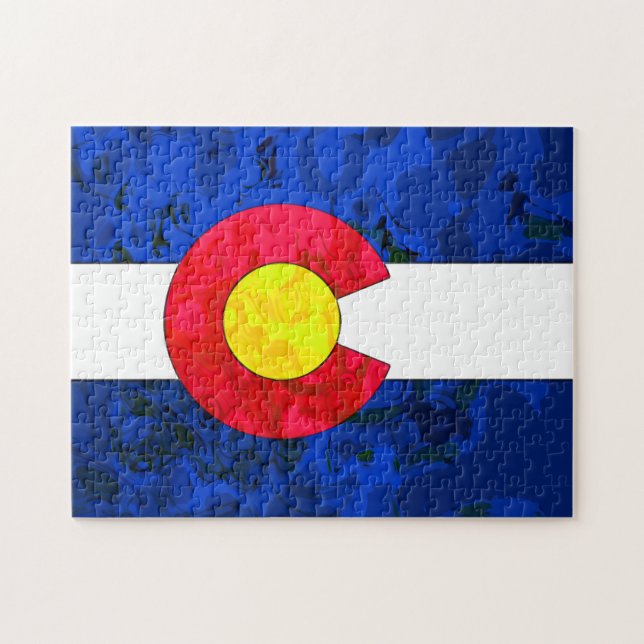 COLORADO FLAG Puzzle (Horizontal)