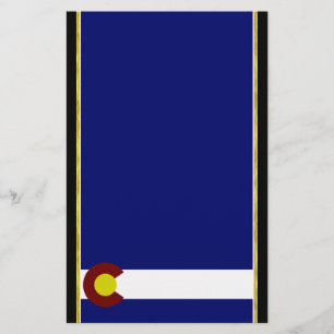 Colorado flag stationery