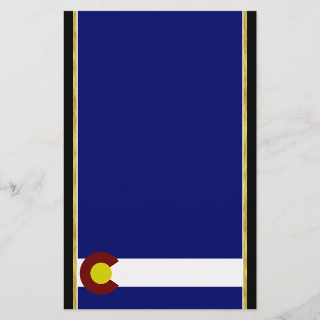 Colorado flag stationery (Front)