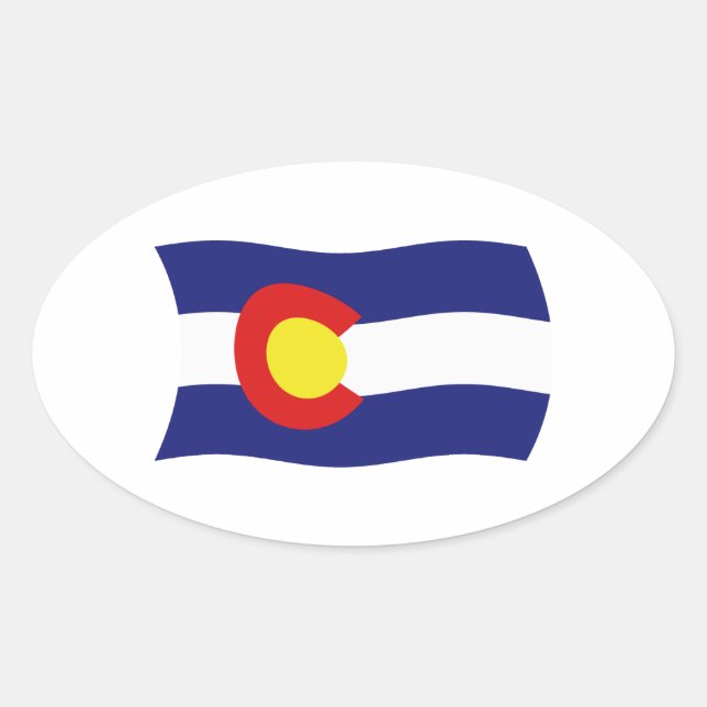 Colorado Flag Sticker (Front)