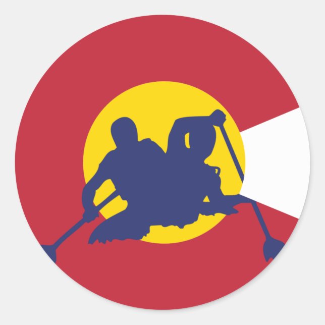 Colorado Flag Sticker (Front)