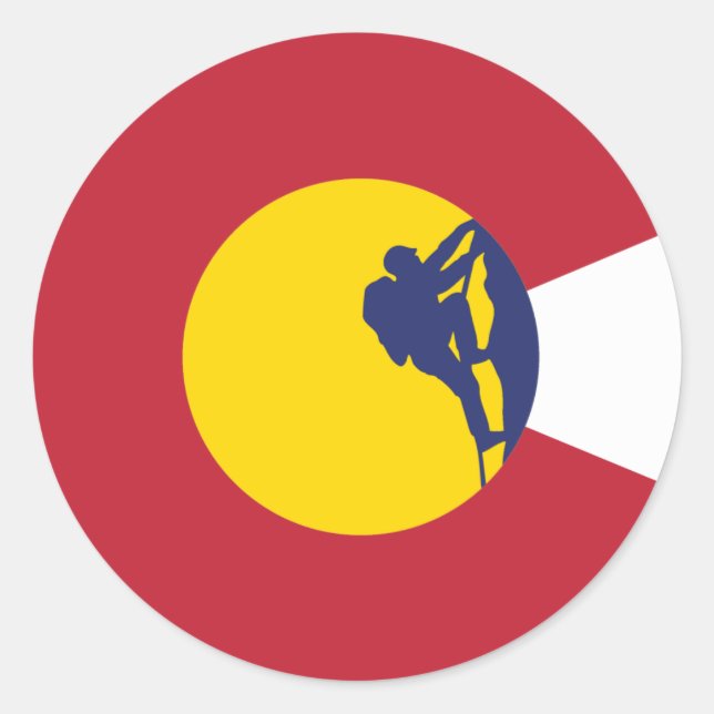Colorado Flag Sticker (Front)