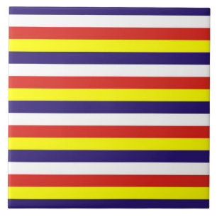 colorado flag stripes united states america USA pa Ceramic Tile