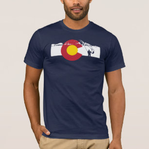 Colorado Flag T-Shirt - Fly Fishing - FlyFish