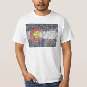 colorado flag textured wall T-Shirt