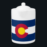 Colorado Flag, The Centennial State, Coloradans<br><div class="desc">The colours in Colorado's flag represent the environmental features of the state. White symbolises the snow on her mountains,  gold acknowledges the abundant Colorado sunshine,  red represents Colorado's red soil,  and blue is a symbol of her clear blue skies. "this image is Public Domain"</div>