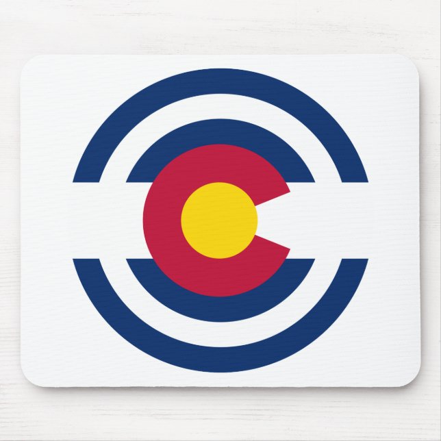 Colorado Flag Theme 00 Mouse Pad (Front)