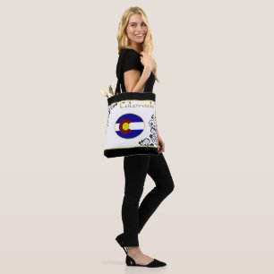 Colorado flag tote bag