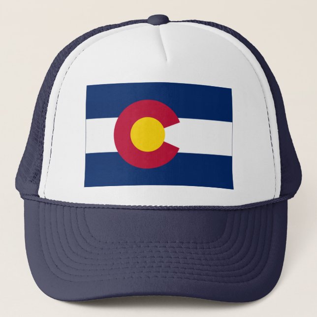 Colorado Flag Trucker Hat (Front)