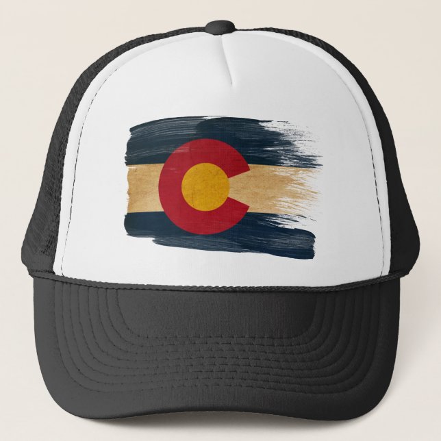 Colorado Flag Trucker Hat (Front)