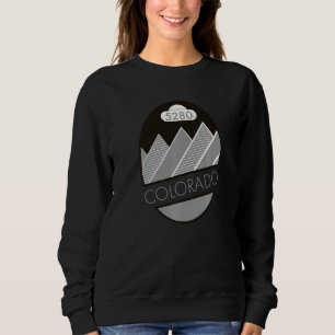 Colorado Flag Vintage Outdoors Mountain Graphic 1 Sweatshirt