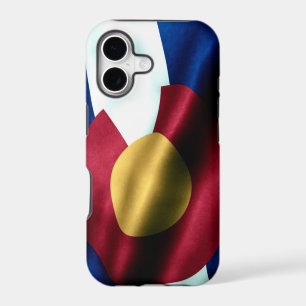 Colorado Flag Waving Phone Case