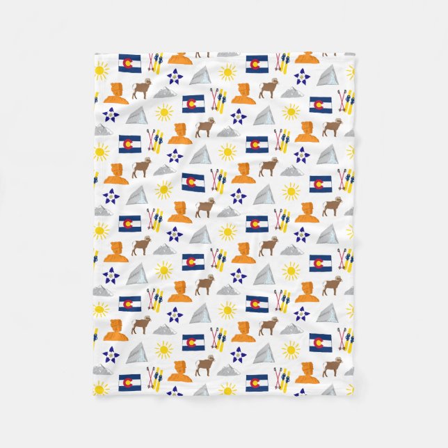 Colorado Fleece Blanket (Front)