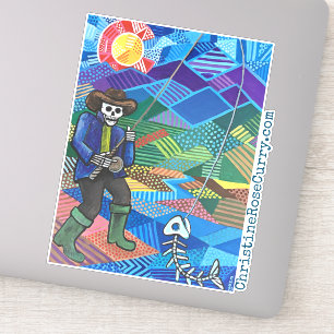 Colorado Fly Fishing, Cool Skull & Skeleton Style