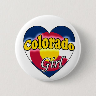 Colorado Girl 6 Cm Round Badge