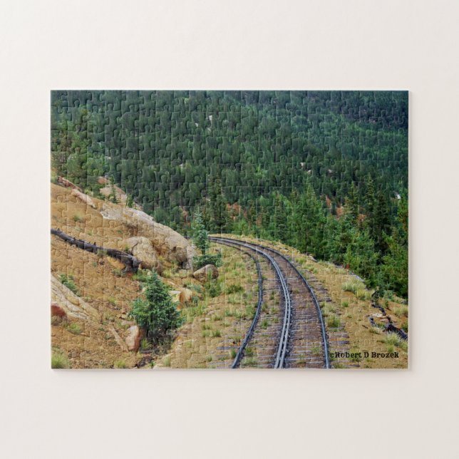 Colorado Going Up Pikes Peak PUZZLE (Horizontal)
