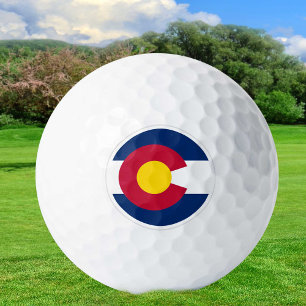 Colorado Golf Balls, state Flag / Patriots Balls