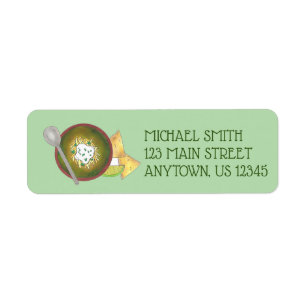 Colorado Green Chilli Chile Verde Foodie Address Return Address Label
