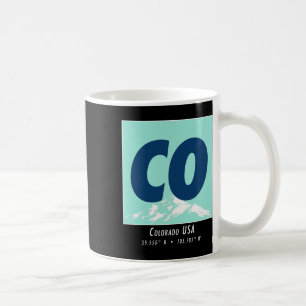 Colorado Hiking And Skiing Co Vintage Mountain Spo Coffee Mug