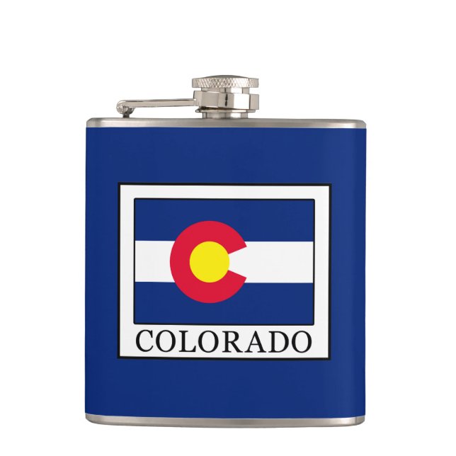 Colorado Hip Flask (Front)