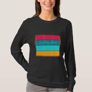 Colorado Home State Retro Love My Home Vintage T-Shirt