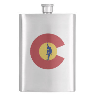 Colorado Ice Climbing Hip Flask