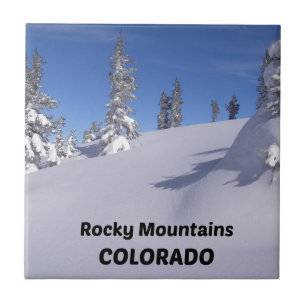 Colorado in Winter Ceramic Tile