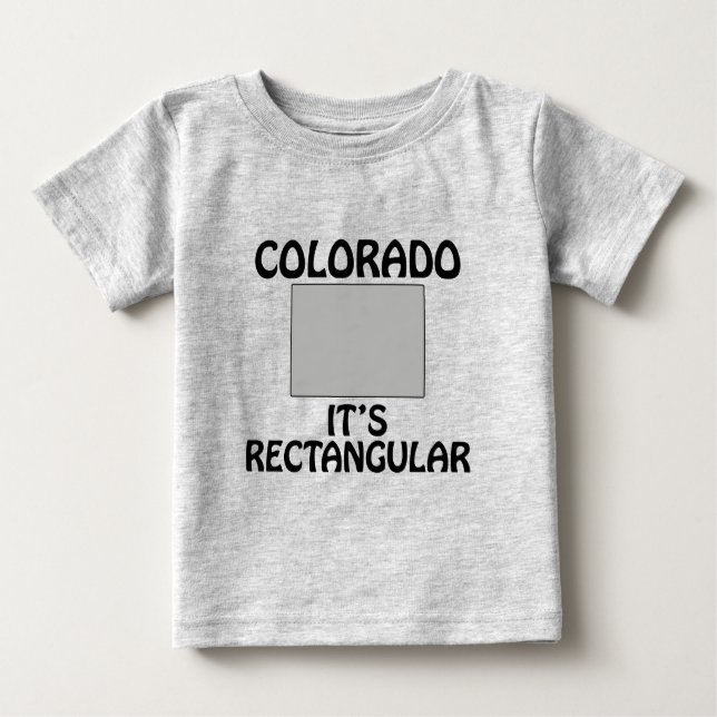 Colorado - It's Rectangular Baby T-Shirt (Front)
