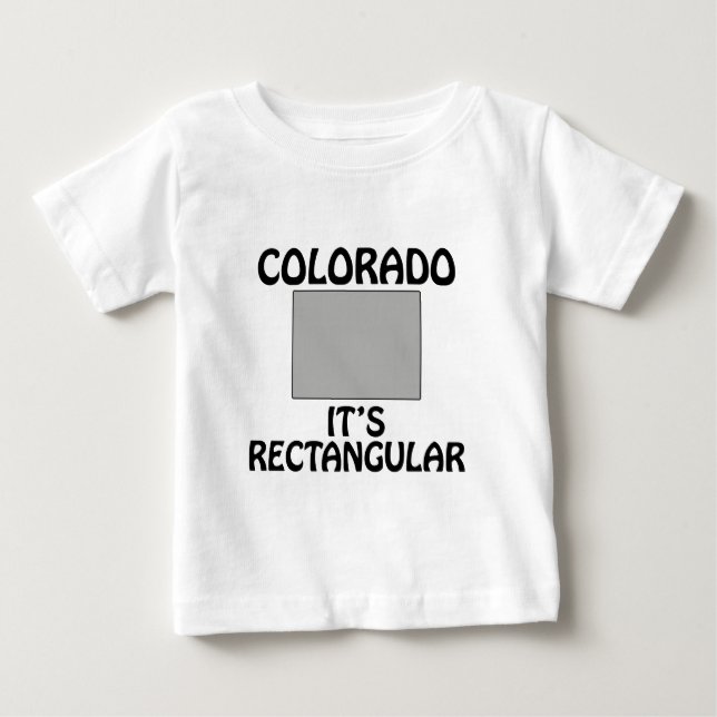 Colorado - It's Rectangular Baby T-Shirt (Front)
