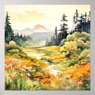 Colorado Landscape Art Poster