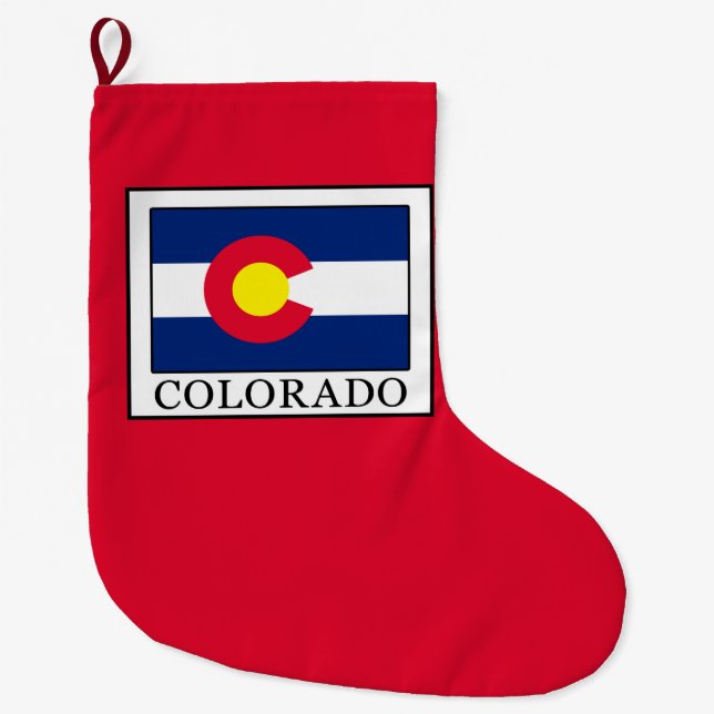 Colorado Large Christmas Stocking (Front)