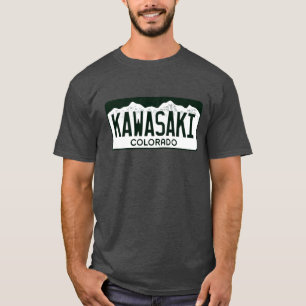 Colorado License Plate: Kawasaki T-Shirt