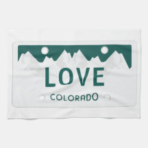 Colorado License Plate