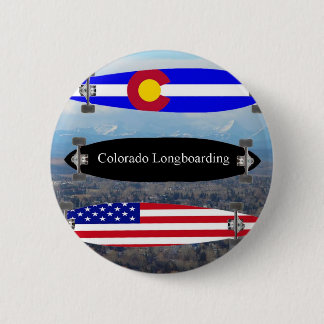 Colorado Longboarding 6 Cm Round Badge