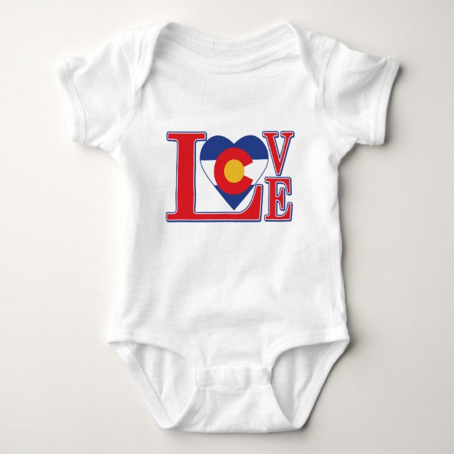Colorado Love Baby Bodysuit (Front)