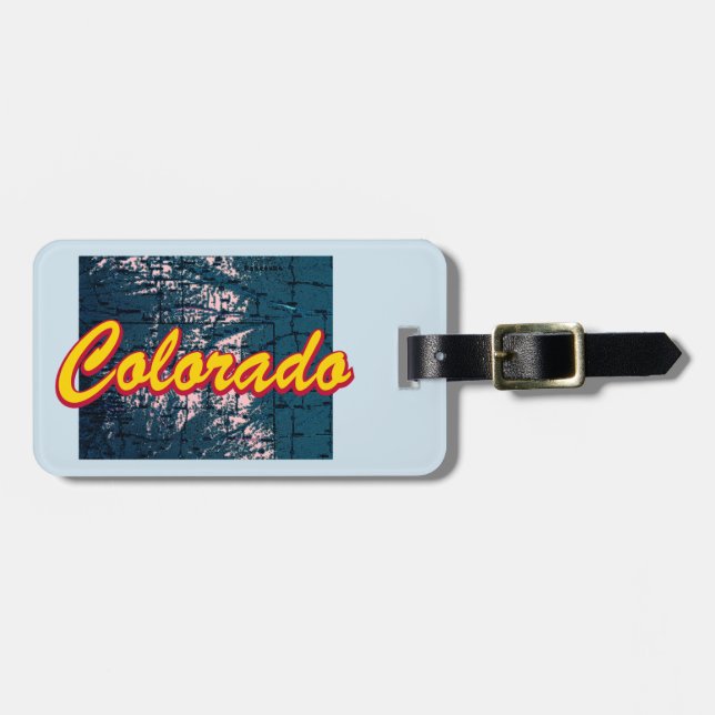 Colorado Luggage Tag (Front Horizontal)