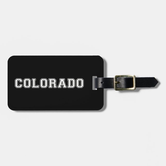 Colorado Luggage Tag (Front Horizontal)