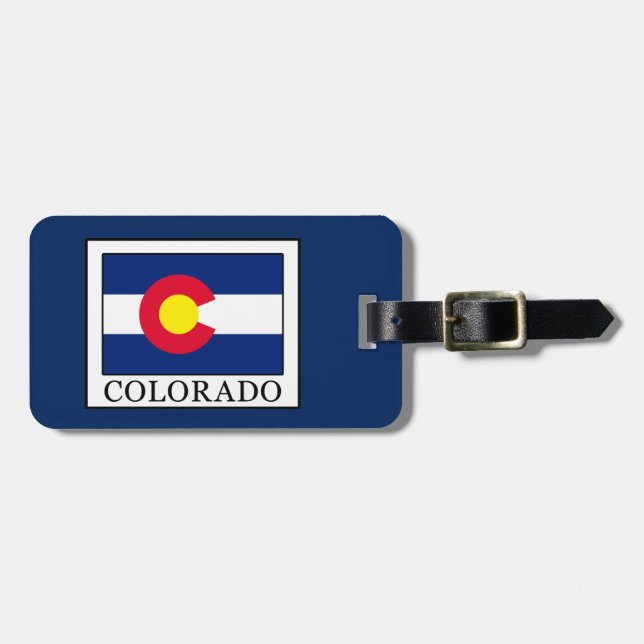 Colorado Luggage Tag (Front Horizontal)