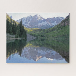Colorado Maroon Bells Mountain Landscape Puzzle