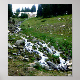 Colorado Melt Water Poster