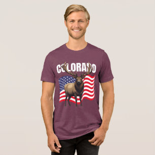 Colorado Men's Bella+Canvas Dark Tri-Blend Shirt