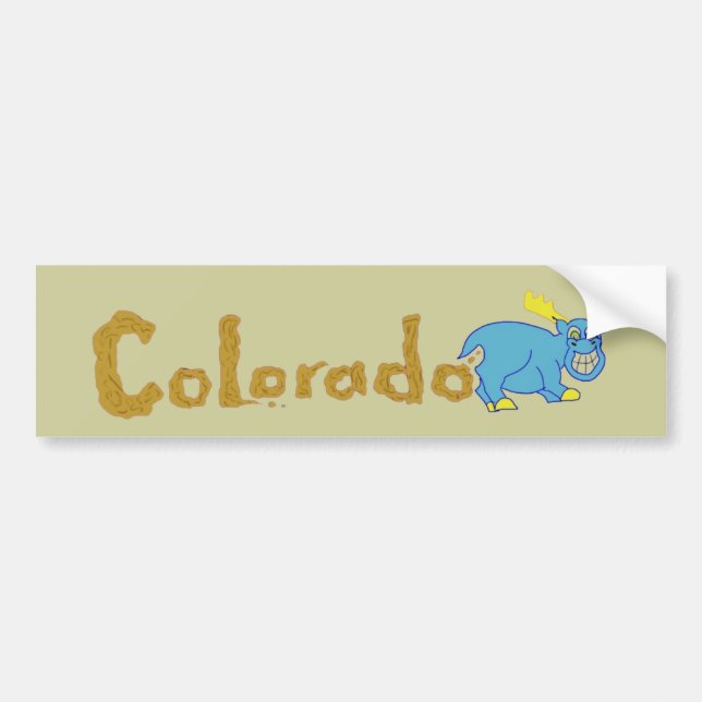 Colorado Mooser Bumpersticker Bumper Sticker (Front)