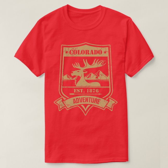 Colorado Mountain Adventure T-Shirt (Design Front)