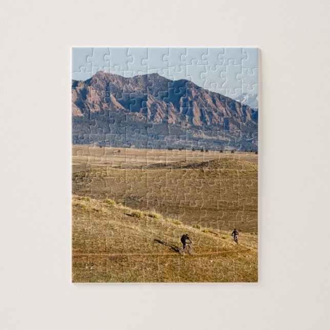 Colorado Mountain Biking Fun Jigsaw Puzzle (Vertical)