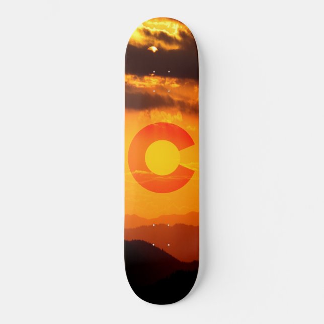 Colorado Mountain Deck I Skateboard (Front)