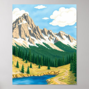 Colorado Mountain Landscape Wall Art